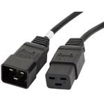 Cable IEC C19 a IEC C20 negro 1,8 m de Lanberg CA-C19E-10CC-0018-BK - FA19600 - 01