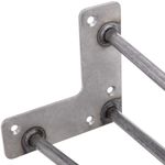 Pies para mesa y mueble estilo vintage Patas en acero 3 varillas 41 cm 4-pack - IN04400 - 10