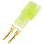 Conector RC TAMIYA MINI #1 de carga y fuente de alimentación Pareja macho y hembra - KM01200 - 02