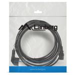 Cable de alimentación de Lanberg CA-C13C-11CC-0050-BK Schuko CEE 7/7 hembra a IEC320 C13 5 m - CA31100 - 04