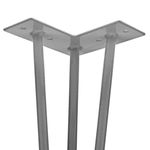 Pies para mesa y mueble Patas en acero 3 varillas 71 cm 4-pack - IN09600 - 05