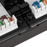 Patch panel de 48 RJ45 Cat.5e UTP 2U negro - RC03101 - 07