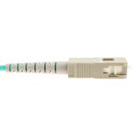 Cable de fibra óptica OM4 multimodo MMF simplex 50µm/125µm SC-SC de 7m - FP00600 - 03