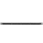 Patch panel 19" de 24 RJ45 Cat.6 UTP 0.5U Lanberg PPU6-0024-B - RD11100 - 05