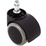 Rueda pivotante de nailon y PVC gris sin freno 50mm M10 5 pack - KR02600 - 08