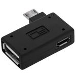 Adaptador OTG a MicroUSB con alimentación por la derecha - MH02600 - 02