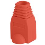 Cubierta de goma Lanberg para conector RJ45 de color rojo Pack de 100uds - RP15200 - 03