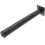Pies redondos para mesa y mueble. Patas en acero negras de 75cm 4-pack - S005200 - 08