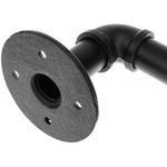 Barra de soporte de 300 mm. Toallero de tubos industrial y vintage - IP05000 - 09