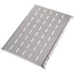 Bandeja telescópica ajustable para armario rack 19" de 1U y fondo 650mm blanco - RZ02800 - 01