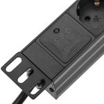 Regleta de enchufes rack 10" con 3 schuko - RE07100 - 04