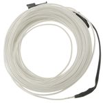 Cable electroluminiscente blanco de 2.3mm en bobina 10m conectada a 220VAC - NW03300 - 01