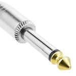 Cable audio micrófono instrumento mono jack 6.3mm macho a macho de 20m - AX06700 - 02