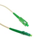 Cable de fibra óptica LC/APC a SC/APC monomodo simplex G657A2 9/125 de 50 cm OS2 - FK07100 - 04