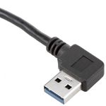 Cable USB 3.0 tipo A Macho acodado a USB tipo A Hembra para Panel 50 cm - UB10400 - 05
