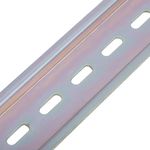 Pack de 3 carriles DIN color zinc de 300mm perforado raíl de 35x7mm - MF08500 - 05