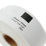 Rollo bobina de 400 etiquetas adhesivas compatibles con Brother DK-11201 DK-1201 29x90mm 10-pack - KT03500 - 04