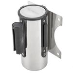 Fijación de pared en acero inoxidable con 3 metros de cinta retráctil roja - BB02200 - 08