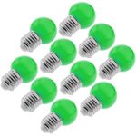 Bombilla LED G45 E27 230VAC 0,5W luz verde 10 pack - NT19500 - 01