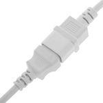 Cable de alimentación eléctrico IEC-60320 blanco C13-C14 3 m - CH08500 - 04