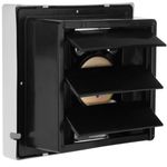 Ventilador de escape, Extractor de aire 240x240 mm sin tapa con sistema antirretorno para baño lavabo cocina trastero garaje - KH35200 - 05