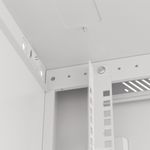 Armario Rack mural 19" 4U F600 600x600x277mm pared desmontado DIY blanco Lanberg - WK36300 - 07