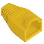 Cubierta de goma Lanberg para conector RJ45 de color amarillo Pack de 100uds - RP15400 - 01