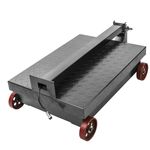 Balanza industrial de plataforma 30x40 cm báscula 100 Kg con ruedas - BV06100 - 04