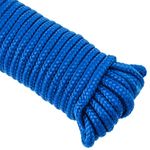 Cuerda trenzada multifilamento PP 10 m x 6 mm azul - CZ12000 - 07