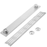 Canaleta de doble desagüe 70x10cm con rejilla en acero inoxidable mate - KS42500 - 07