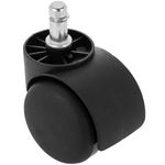 Rueda pivotante de nailon y PVC sin freno 50 mm M10 5 pack - KR02700 - 08