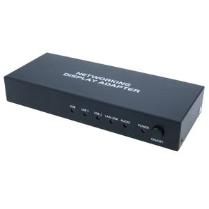 Transmisor de audio y vídeo por red ethernet para presentaciones VGA HDMI