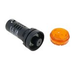 Zumbador de 22 mm para paneles de control 220 VAC naranja señal acústica - TX08700 - 03