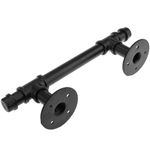 Barra de soporte de 370 mm. Toallero de tubos industrial y vintage - IP05100 - 04