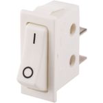 Interruptor basculante blanco SPST 2 pin - TG10500 - 06