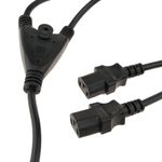 Cable Alimentación IEC-60320 1.8m (SCHUKO-M / 2xC13) - FB08800 - 01
