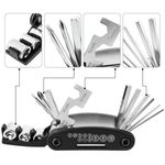 Kit de herramientas bicicleta multifunción con parche y palancas de plástico para reparación de pinchazos - BJ01000 - 02