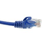 Cable de red ethernet Cat. 6a UTP de 0,25 m de color azul - LJ01100 - 05
