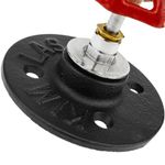 Perchero de pared de acero 1 gancho grifo. Colgador de ropa y toallero de tubo industrial - IP07600 - 08