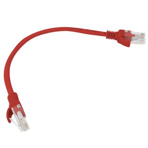 Cable de red ethernet Cat. 6 UTP de 0,25 m de color rojo PCU5-20CC-0025-R