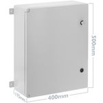 Caja de distribución eléctrica de plástico ABS con protección IP65 400x500x175mm - DF13700 - 02