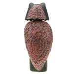 Ahuyentador de aves tipo estatua búho con ojos reflectantes 40cm hembra - AH03200 - 07