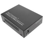 Conversor de fibra óptica 100 Mbps monomodo de SC a RJ45 a 60Km - UF00400 - 07