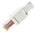 Conector UTP Cat.6 RJ45 macho con crimpado automático - RH01000 - 09