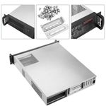 Caja rack 19" IPC ATX 2U 2x5.25" 6x3.5" fondo 550mm - S123500 - 02