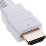 Cable HDMI 2.1 con conector tipo A macho a conector tipo A macho Ultra HD 4K 8K de 1m blanco - HI06200 - 02