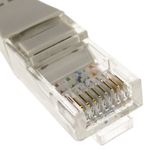 Cable de red ethernet Cat. 5e UTP de 0,25 m de color gris - RL05100 - 02