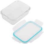 Recipiente rectangular para alimentos hermético de cristal de 330 ml - KT16100 - 06