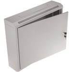 Armario rack mural 19'' 9U 600x150x505mm pared con puerta metálica SOHORack blanco - WR02700 - 01