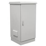 Armario rack 19" para exterior IP55 de 18U en acero inoxidable blanco SOHORack GO 600x600x910 mm - WX17500 - 01